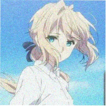 同款校服主题双人配对头像左侧人物